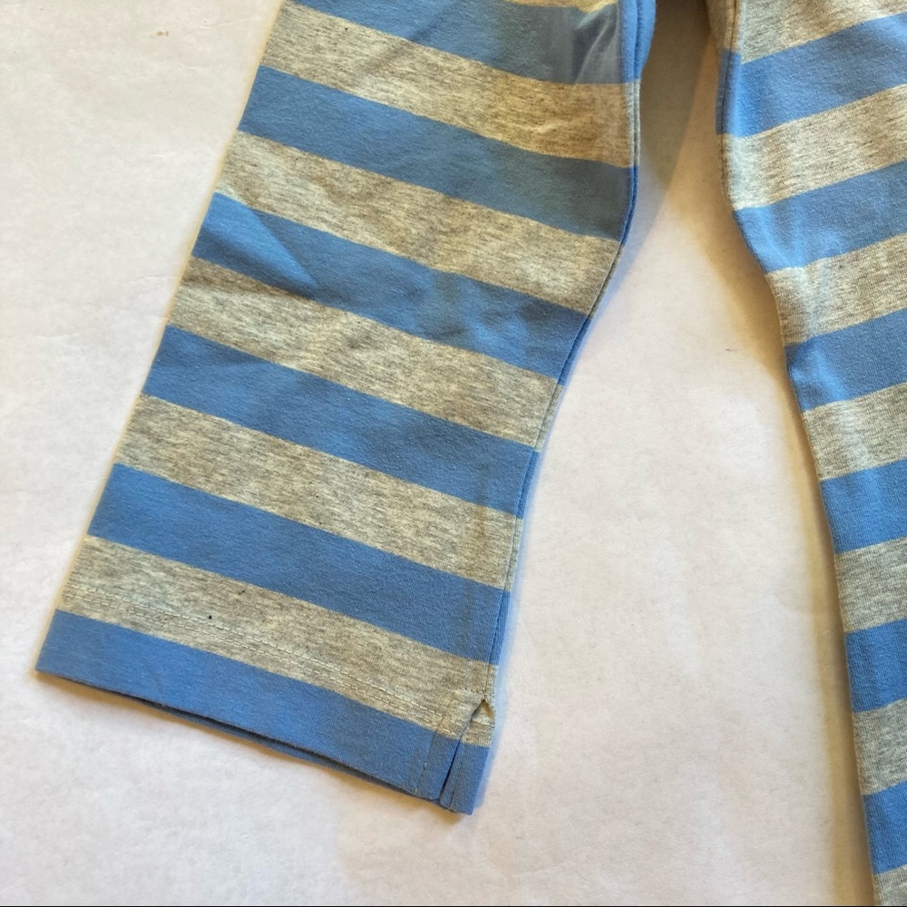 J. Crew Striped 3/4 Sleeve Shirt Blue/Gray Small - Picture 5 of 5